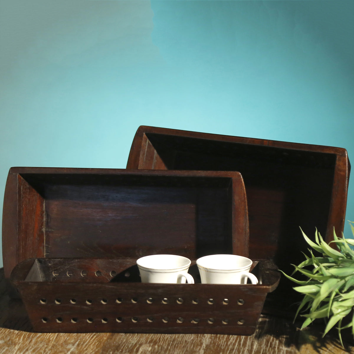 Lucien Solid Wood Serving Tray — view 2