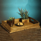 Mirabel Solid Wood Serving Tray — view 1