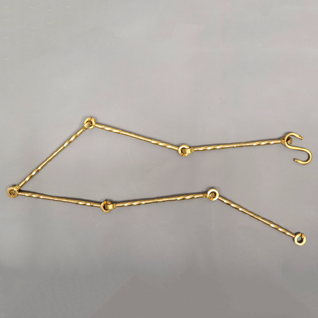 (6ft x 4 pc) Simple Brass Chain Chain
