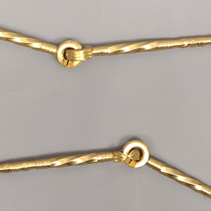(6ft x 4 pc) Simple Brass Chain Chain