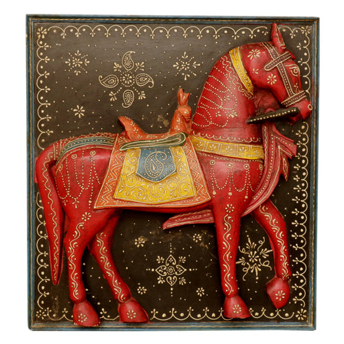 Alina Red Horse Wall Panel — view 2