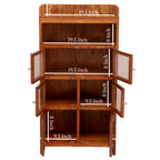 Calista Glass Panel Sideboard — view 4