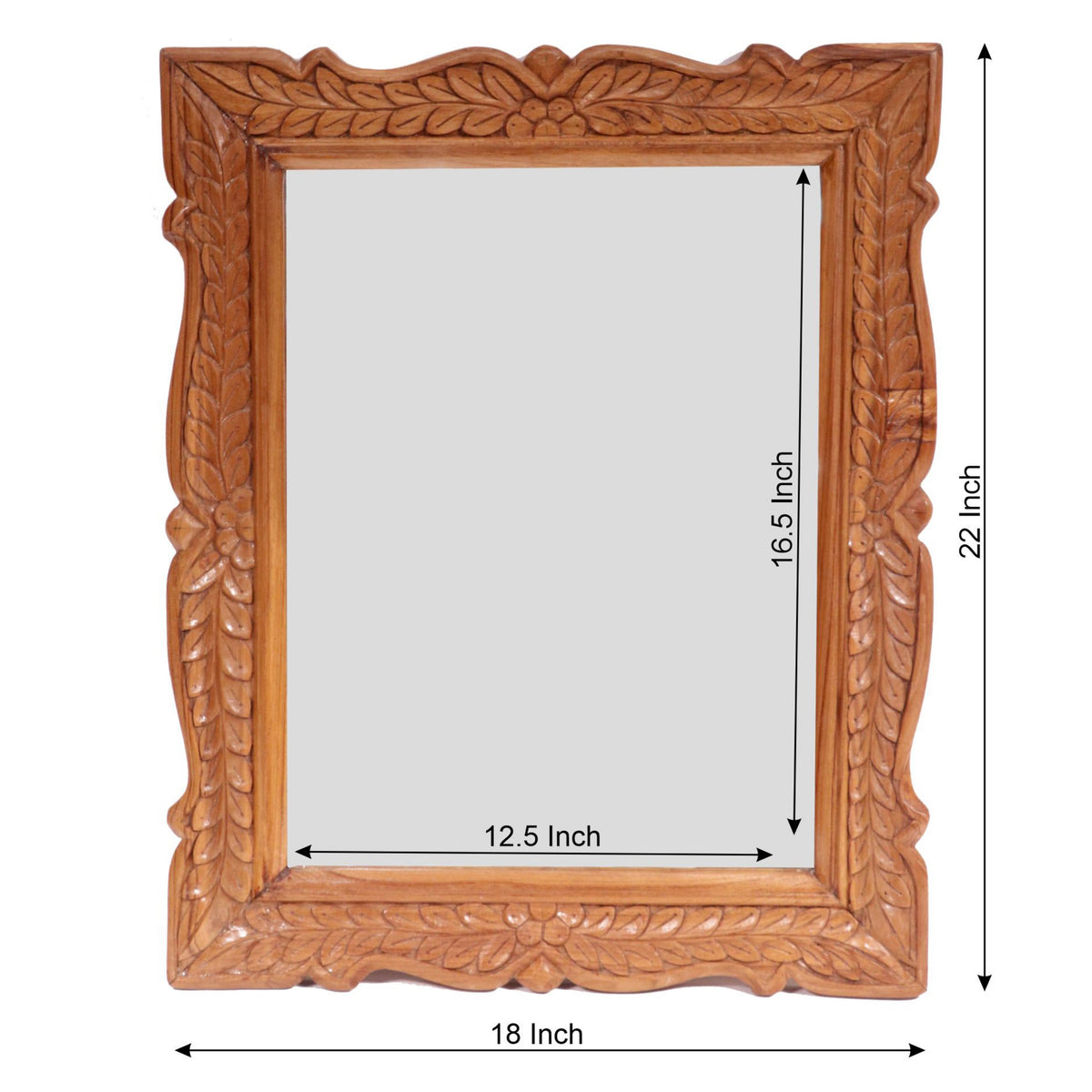 Elowen Carved Wall Mirror — view 2