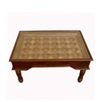 Alma Brass Detail Coffee Table — view 3
