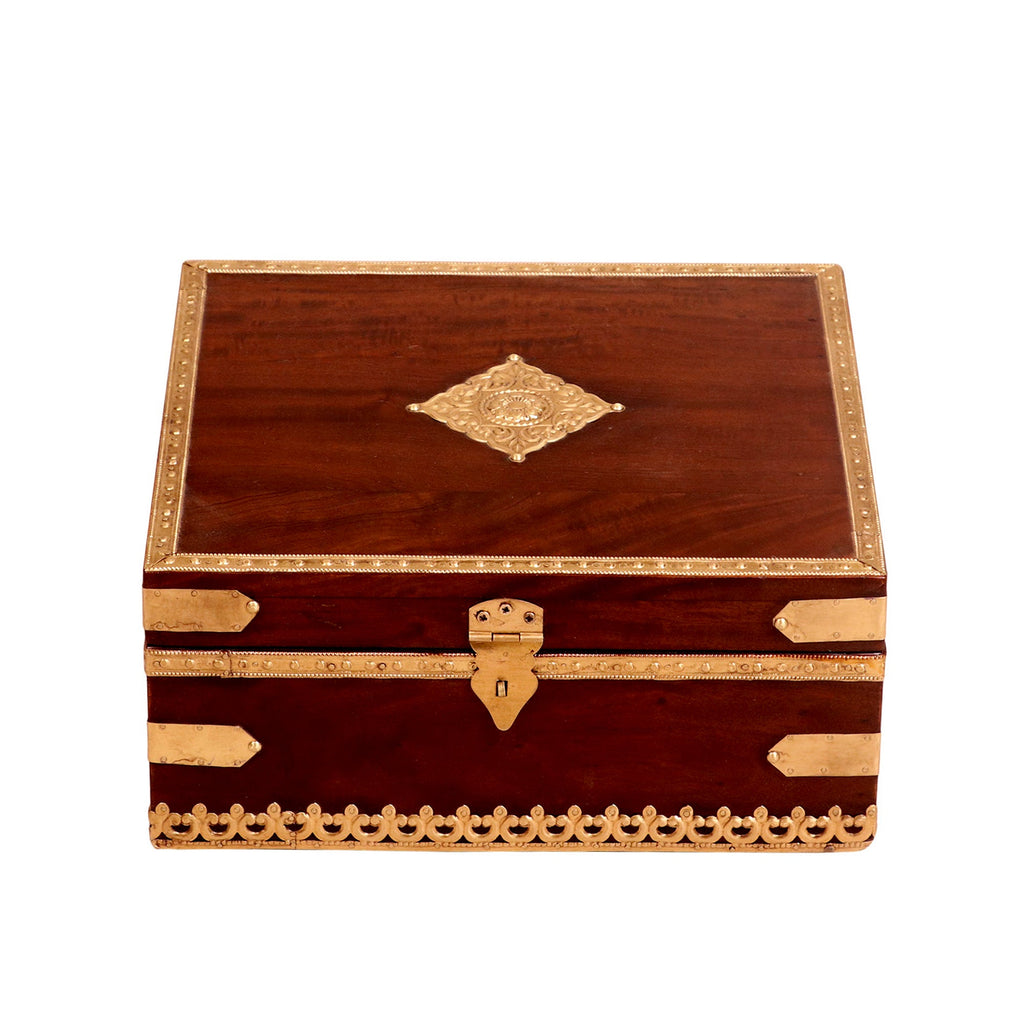 Emery Solid Wood Storage Box — view 3