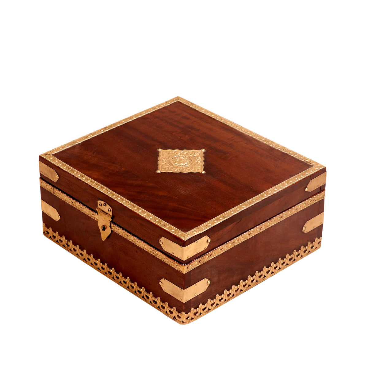 Emery Solid Wood Storage Box — view 2