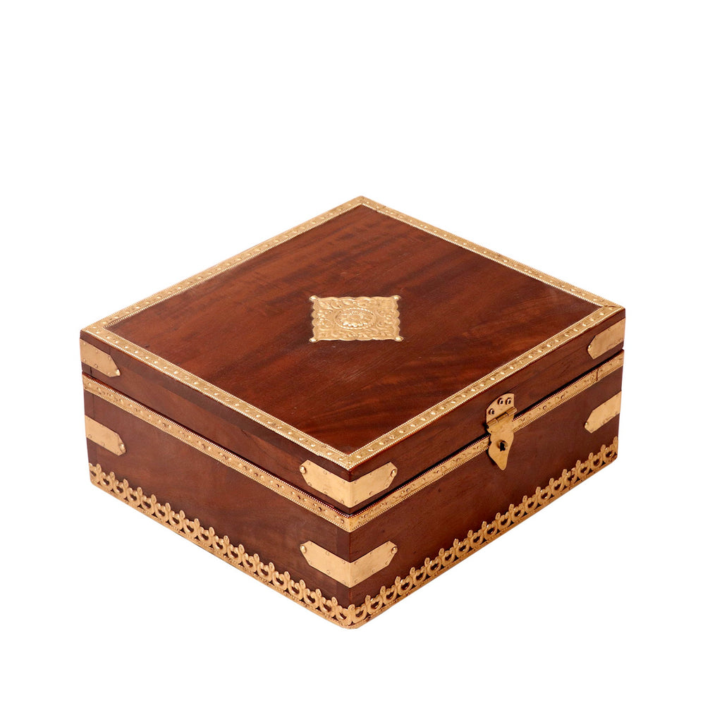 Emery Solid Wood Storage Box — view 4