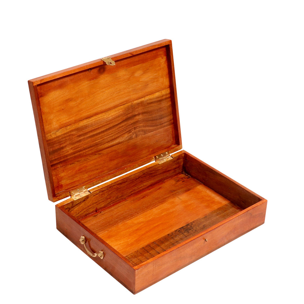 Evora Carved Gold Storage Box — view 2
