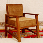 Renata Solid Wood Armchair — view 4