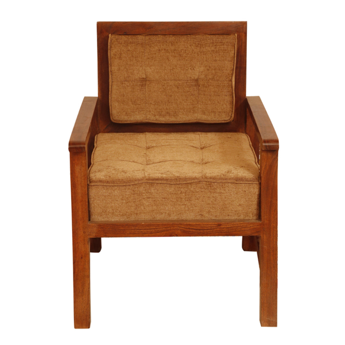 Renata Solid Wood Armchair — view 5