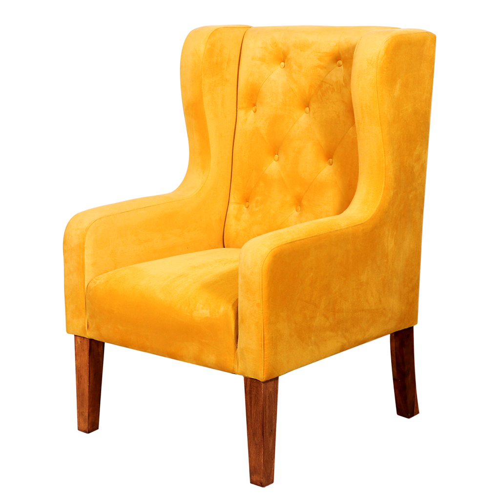 Ivy Yellow Armchair — view 2