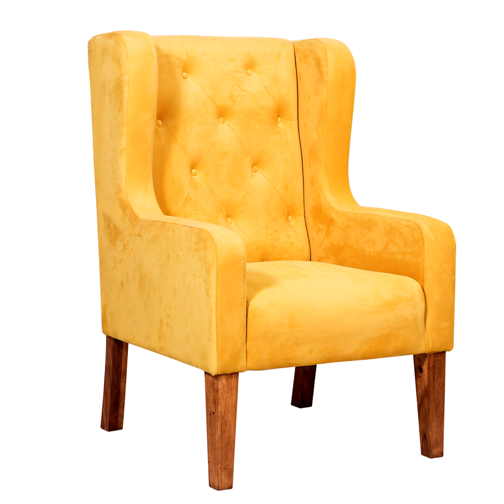 Ivy Yellow Armchair — view 1