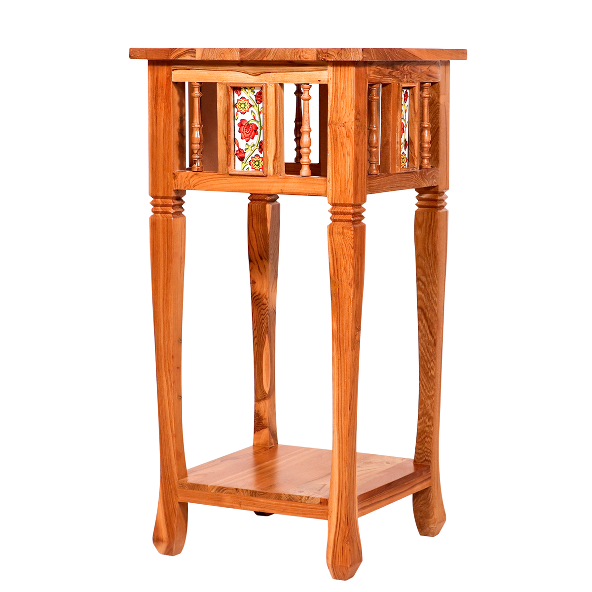 Olena Tiled Corner Side Table — view 1