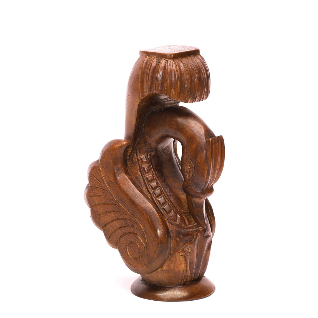 Beautiful Wooden Swan Stand (Large) Animal Figurine