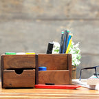 Soren Solid Wood Desktop Organizer - Natural - product image 1