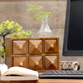Vela Solid Wood 6 Drawer Mini Chest - Diamond - product image 1