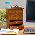Hadley Solid Wood 5 Drawer Desk Chest - product image 1