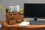 Darcy Solid Wood 10 Compartment Desk Organizer - product image 1