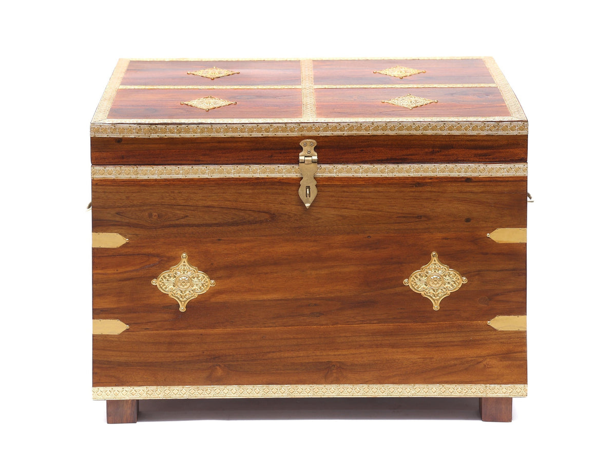 Elise Solid Wood Storage Box — view 3