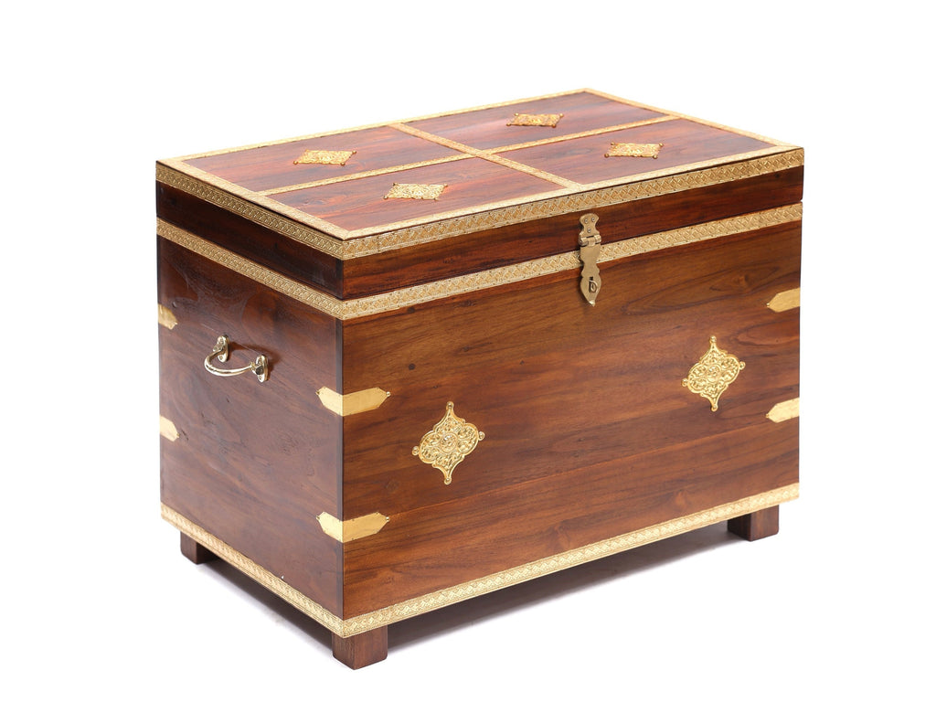Elise Solid Wood Storage Box — view 1