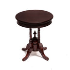 Orla Carved Round Side Table — view 1
