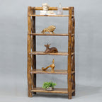 Calista Solid Wood Storage Rack — view 1