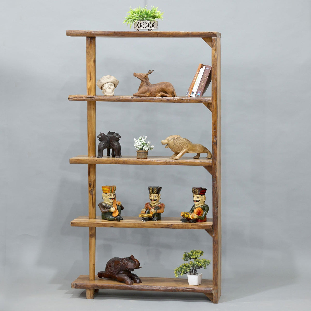 Briar Solid Wood Storage Rack — view 1