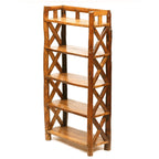 Calista Solid Wood Storage Rack — view 4