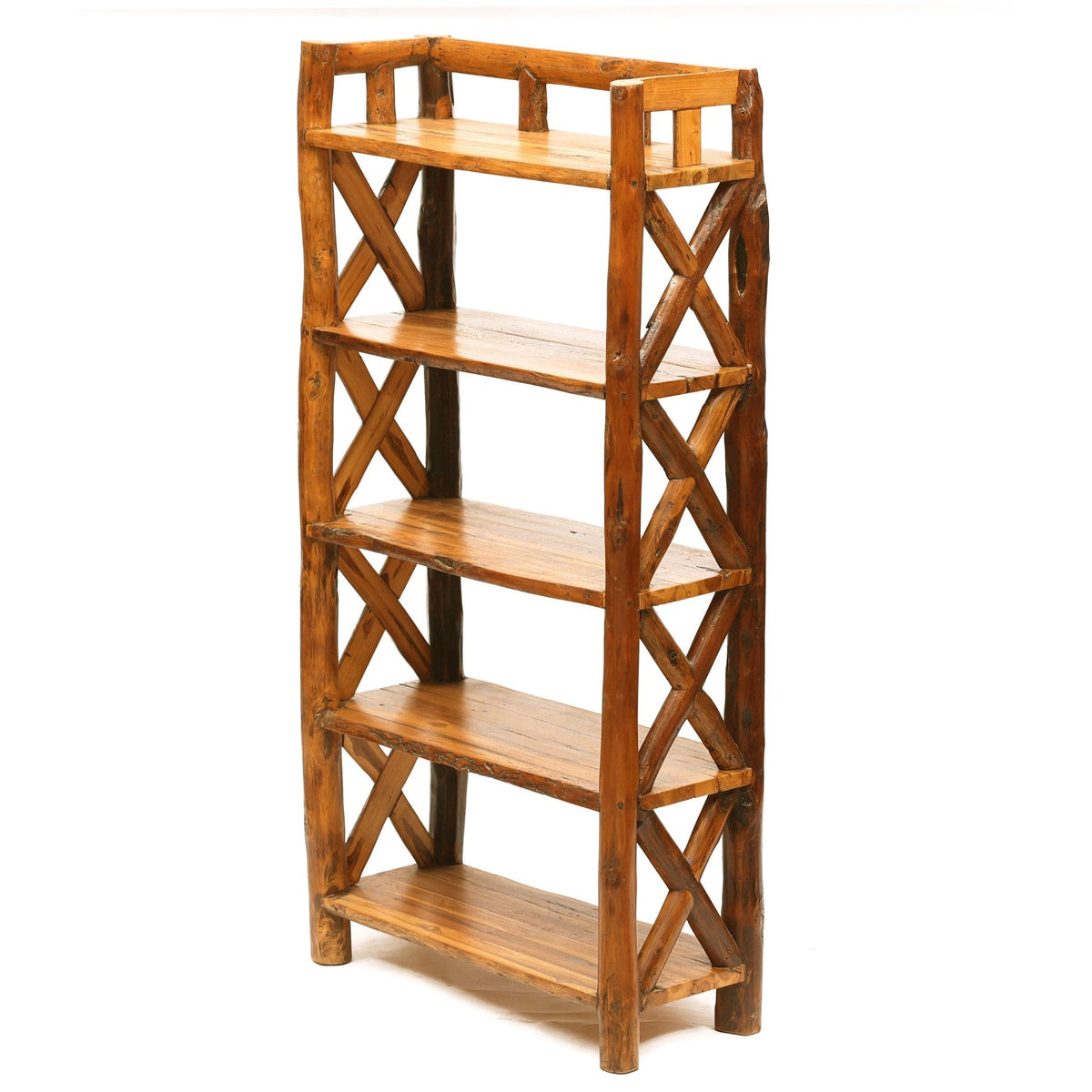 Calista Solid Wood Storage Rack — view 4