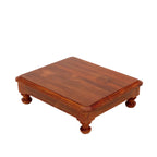 Calista Solid Wood Bajot Table — view 3