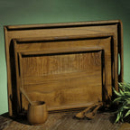 Olena Solid Wood Serving Tray — Set of 3 — view 2