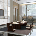 Sumi Solid Wood Floor Dining Set – product image 1