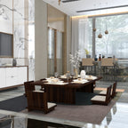 Sumi Solid Wood Floor Dining Set – product image 1