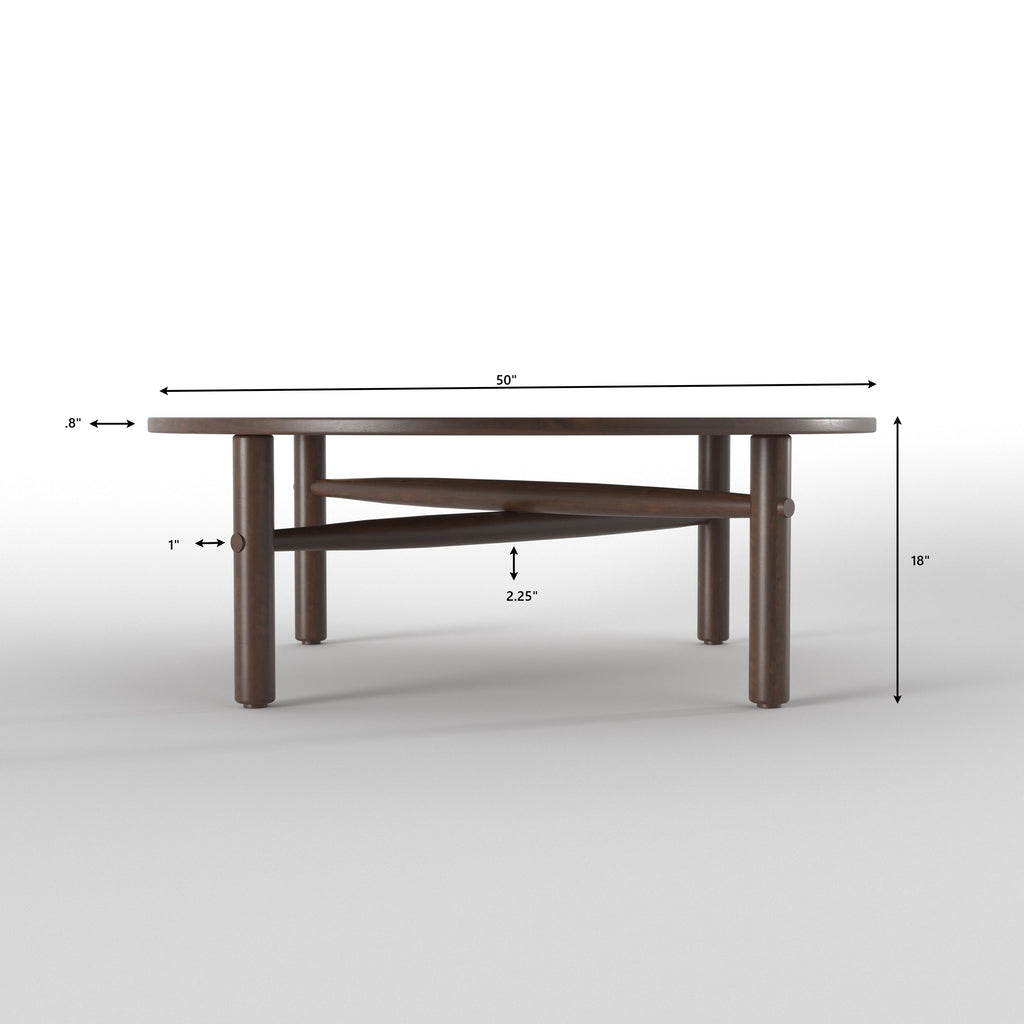 Lyra Solid Wood Round Dining Set – product image 10