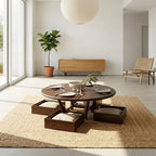 Orin Solid Wood Round Dining Set – product image 1