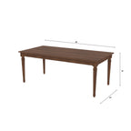 Alma Solid Wood Low Dining Set – product image 3