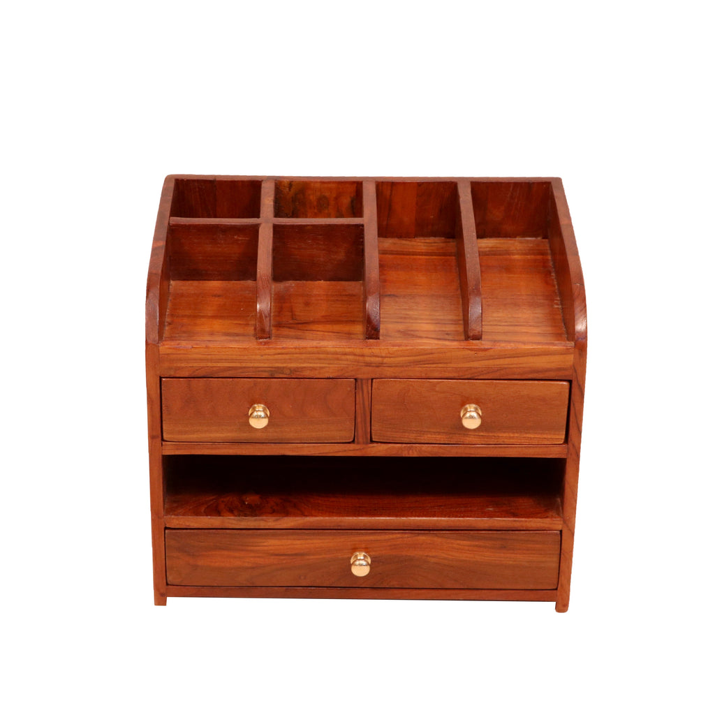 Ronan Solid Wood Vintage Desk Organizer - product image 2