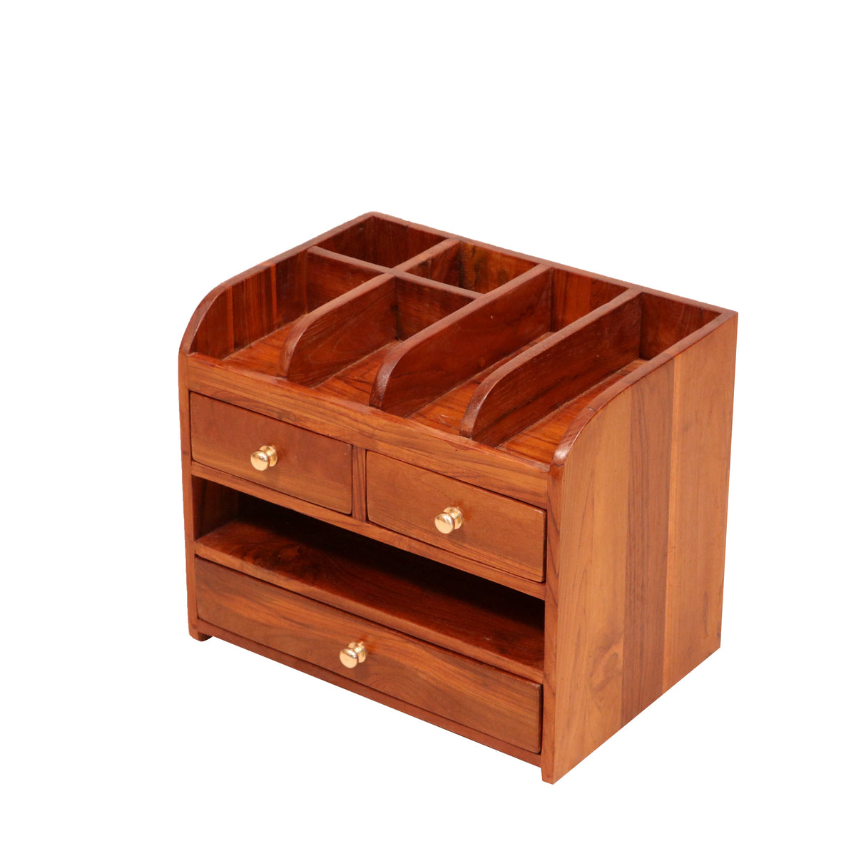 Ronan Solid Wood Vintage Desk Organizer - product image 3