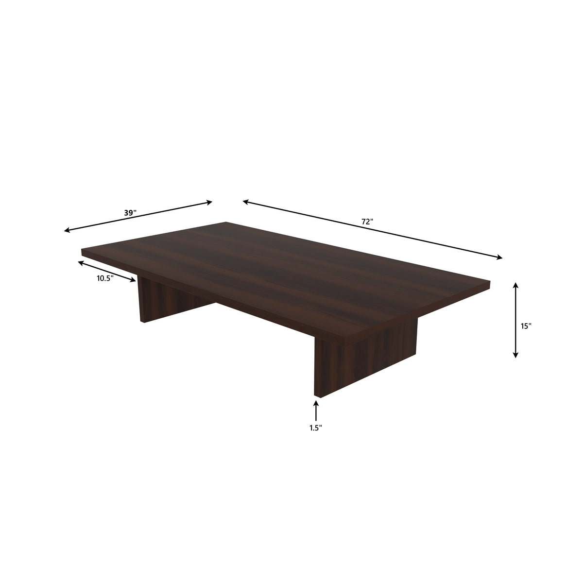 Sumi Solid Wood Floor Dining Set – product image 2
