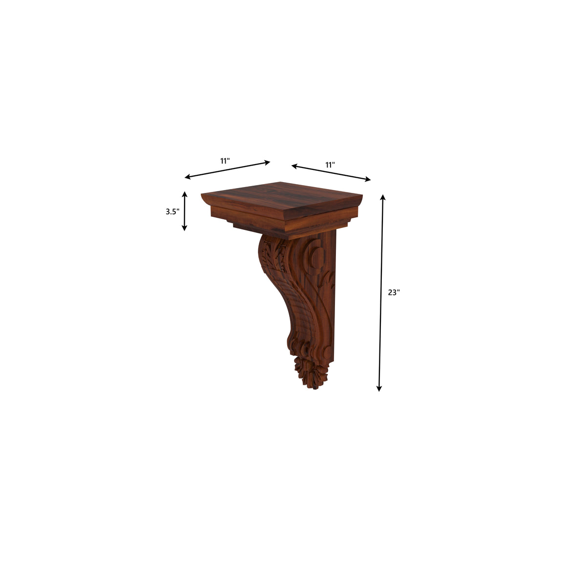 Silas Curved Wall Shelf — view 6