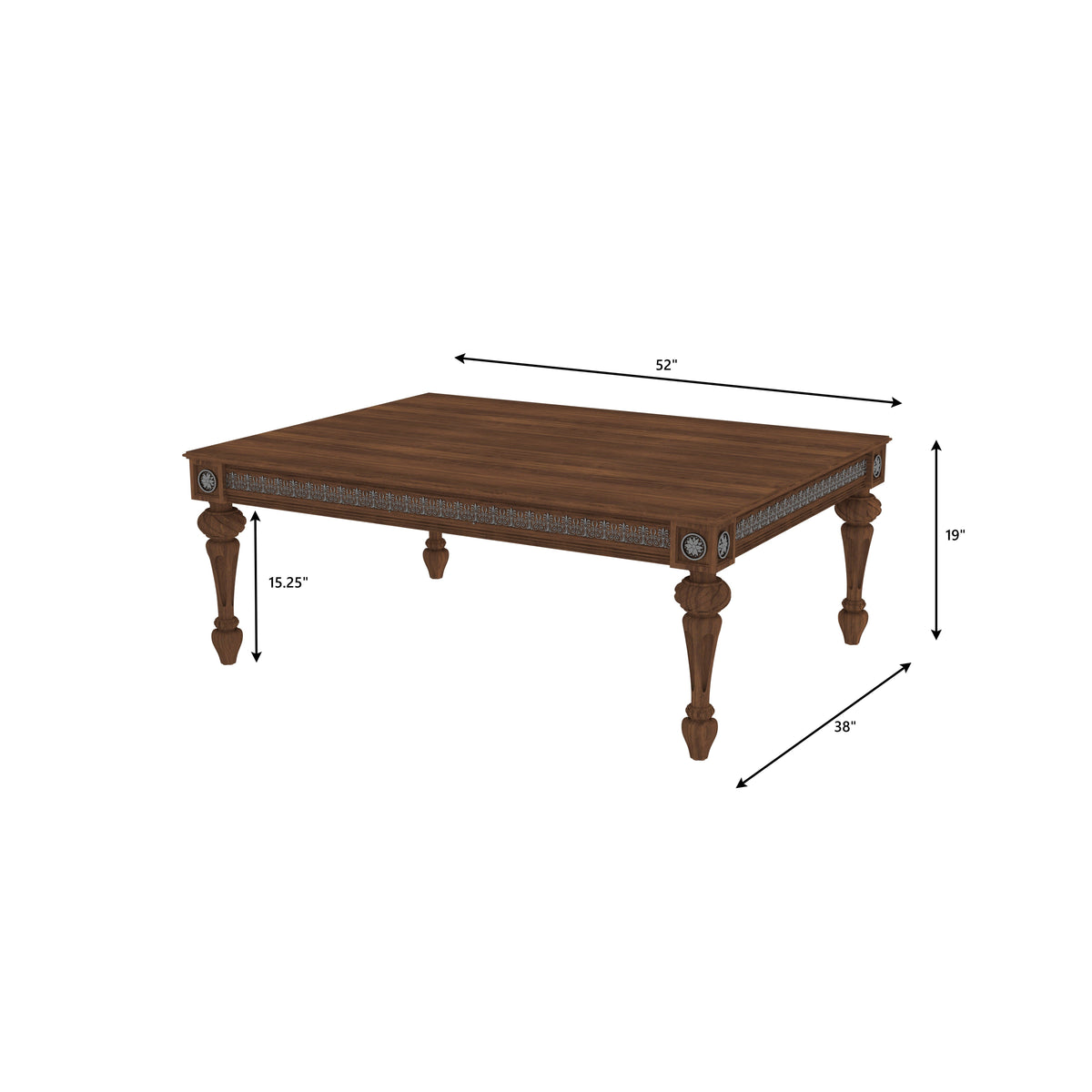 Dalia Carved Solid Wood Dining Set – product image 2