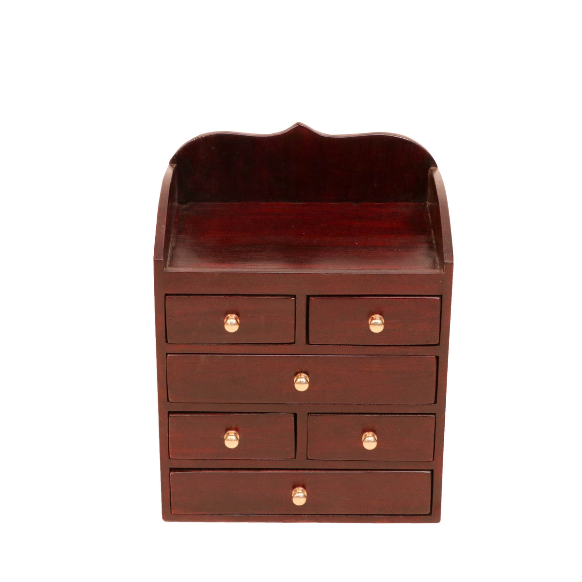 Perrin Solid Wood Desktop Storage Organizer - Dark - product image 2