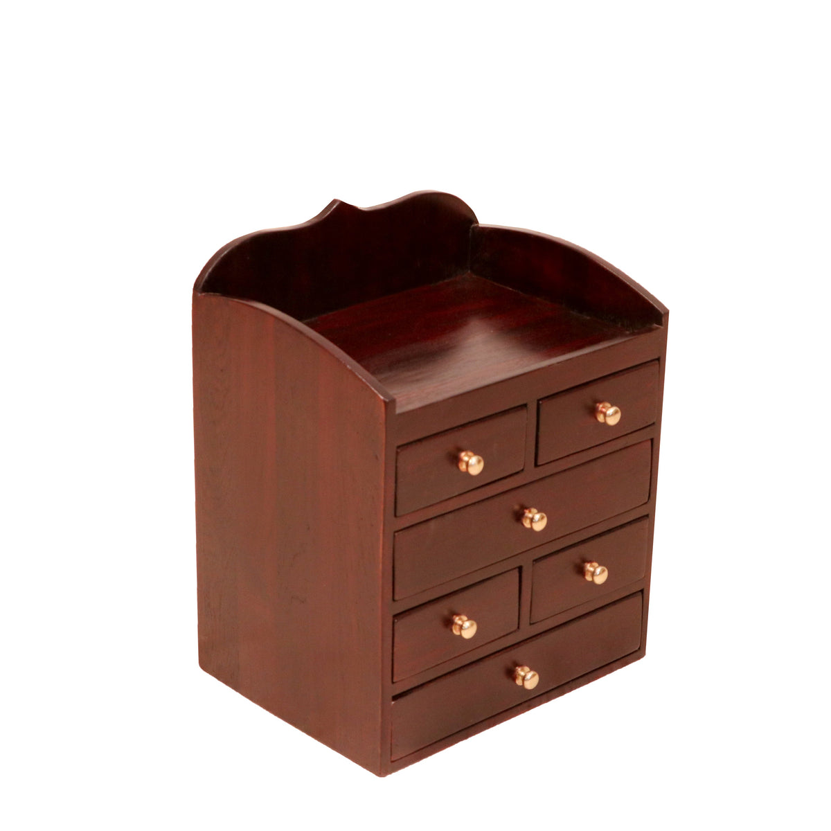Perrin Solid Wood Desktop Storage Organizer - Dark - product image 3