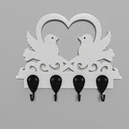 Arlo Bird Engineered Wood 4-Hook Wall Rack — view 2