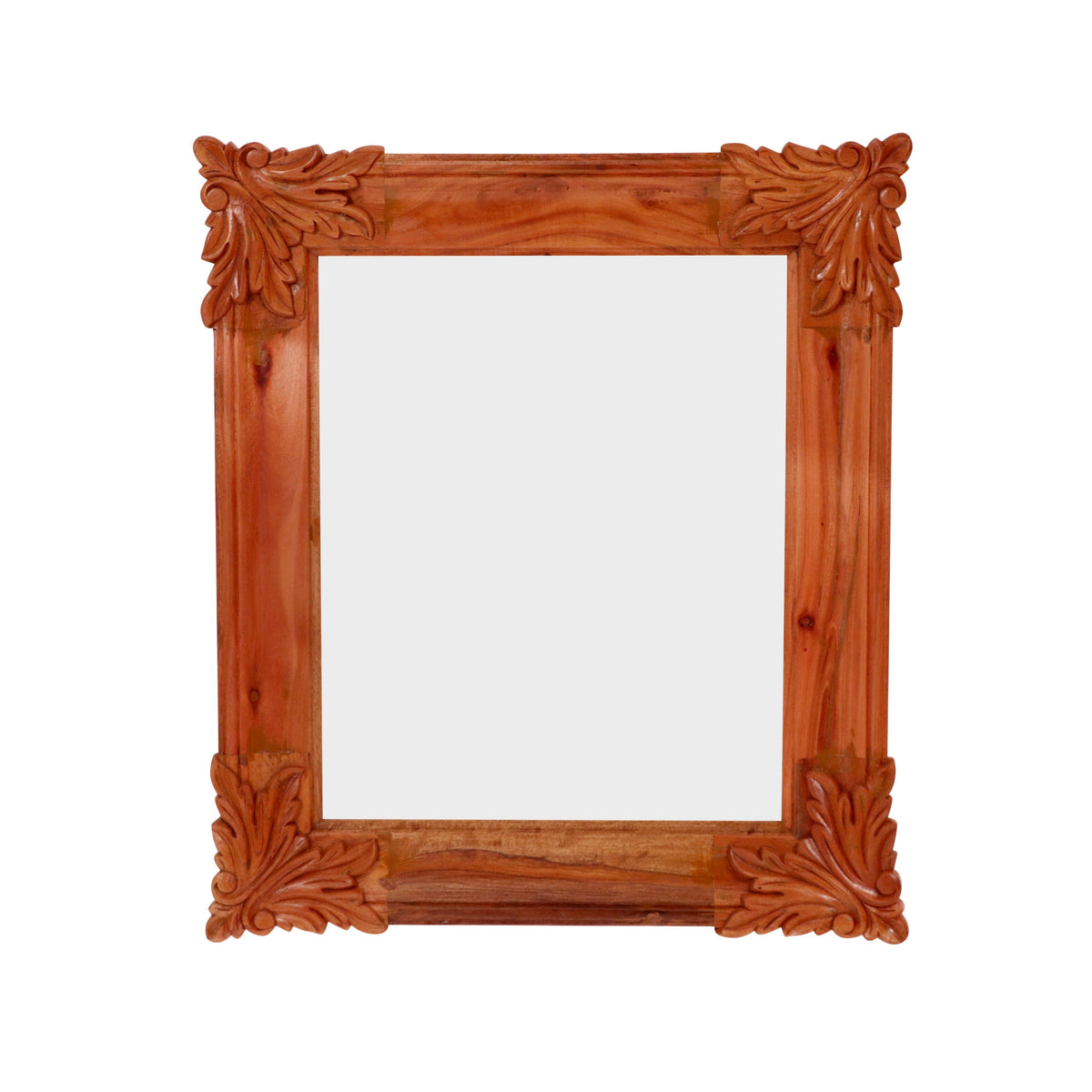 Maren Carved Corner Wall Mirror — view 2