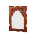 Viola Floral Carved Wall Mirror — view 1