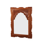Viola Floral Carved Wall Mirror — view 1