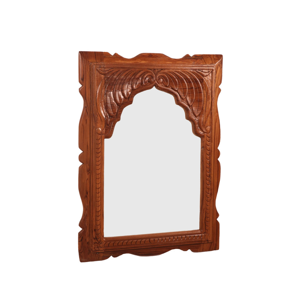 Viola Floral Carved Wall Mirror — view 2
