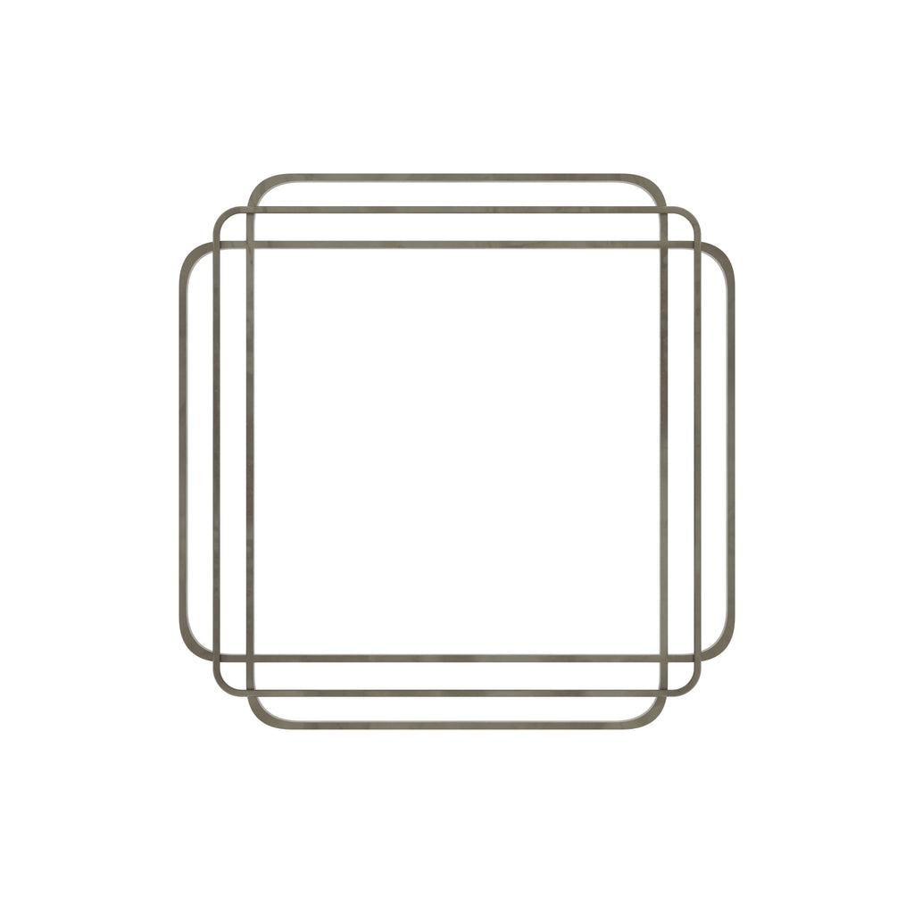 Briar Square Corner Metal Wall Mirror — view 2