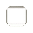 Briar Square Corner Metal Wall Mirror — view 2